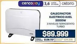 Makro Axel - calecfactor electrico oferta