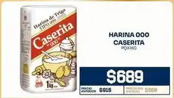 Makro Caserita - harina 000 pqxi1kg oferta