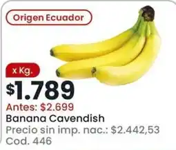Coto Banana Cavendish oferta