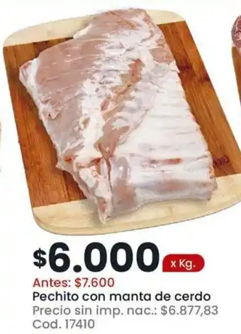Pechito con manta de cerdo