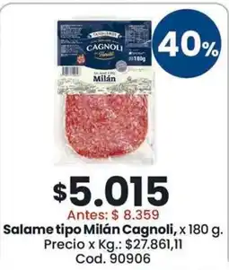 Coto Cagnoli salame tipo milán oferta