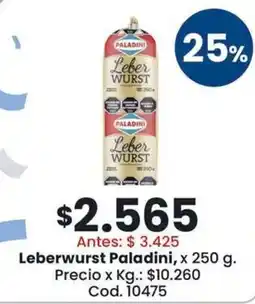 Coto Paladini leberwurst oferta