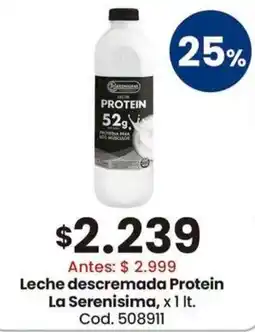 Coto La serenisima leche descremada protein oferta