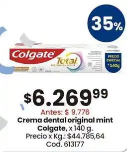 Coto Colgate crema dental original mint oferta