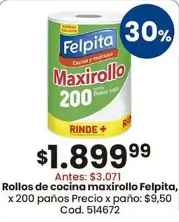 Coto Felpita rollos de cocina maxirollo oferta