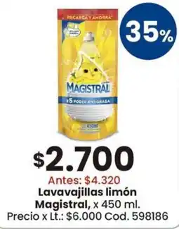 Coto Magistral lavavajillas limón oferta