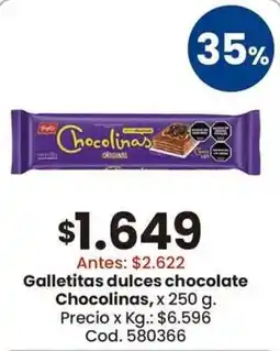 Coto Chocolinas galletitas dulces chocolate oferta