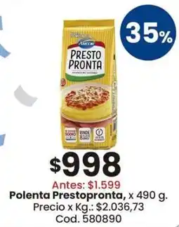 Coto Kiccor polenta prestopronta oferta