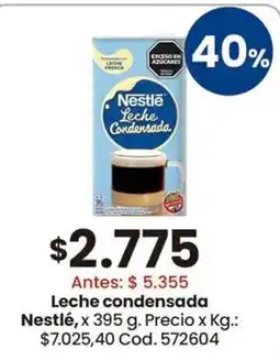 Coto Nestlé leche condensada oferta