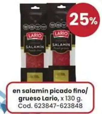 Coto Lario salamín picado fino/grueso oferta