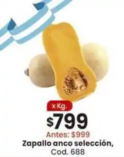 Coto Zapallo anco selección oferta