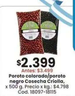 Coto Poroto colorado/poroto negro Cosecha Criolla oferta
