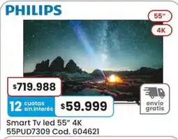 Coto Philips Smart TV LED 55" 4K oferta