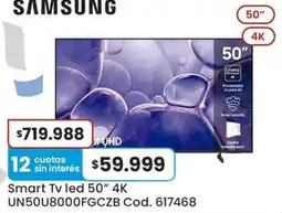 Coto Samsung smart tv led 50" 4k oferta
