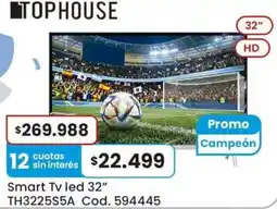 Coto Tophouse smart tv led 32" oferta