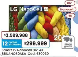 Coto Lg smart tv nanocell 86" oferta