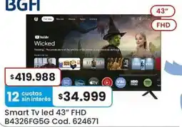 Coto Bghfi smart tv led 43" fhd oferta