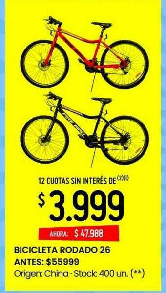 Changomas Bicicleta Rodado 26 oferta