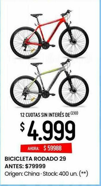Changomas Bicicleta Rodado 29 oferta