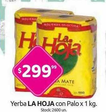 Cordiez Yerba La Hoja Con Palo oferta