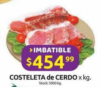 Cordiez Costeleta De Cerdo oferta