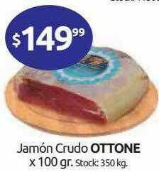 Cordiez Jamón Crudo Ottone oferta