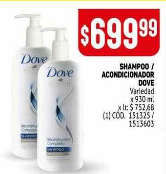 Makro Shampoo Acondicionador Dove oferta