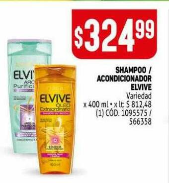 Makro Shampoo Acondicionador Elvive oferta