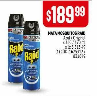 Makro Mata Mosquitos Raid oferta