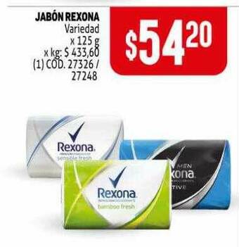 Makro Jabón Rexona oferta