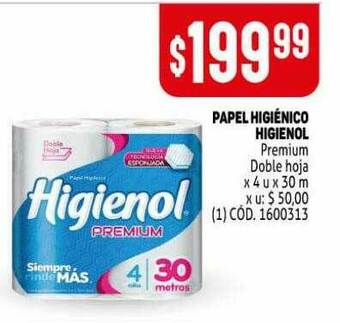 Makro Papel Higiénico Higienol oferta