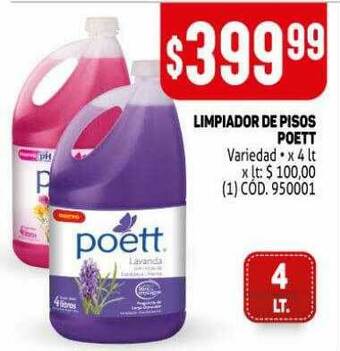 Makro Limpiador De Pisos Poett oferta