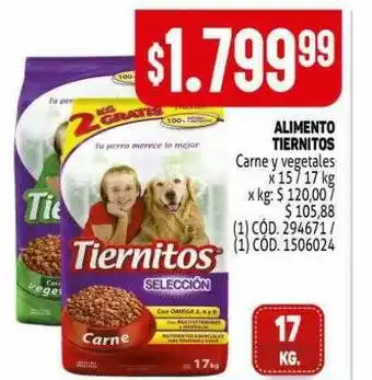 Makro Alimento Tiernitos oferta