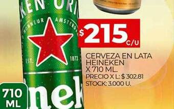 Supermercados DIA Cerveza En Lata Heineken oferta