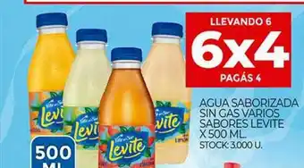 Supermercados DIA Agua Saborizada Sin Gas Varios Sabores Levite oferta