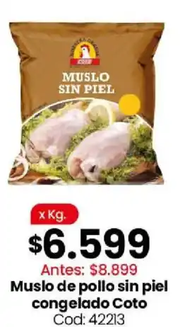 Coto Coto muslo sin piel oferta