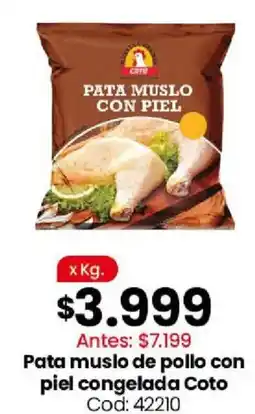 Coto Coto pata muslo con piel oferta