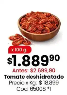 Coto Tomate deshidratado oferta