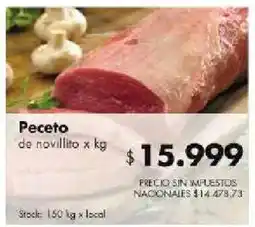 Disco Peceto de novillito oferta