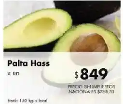 Disco Palta Hass oferta