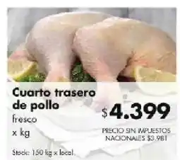 Disco Cuarto trasero de pollo oferta