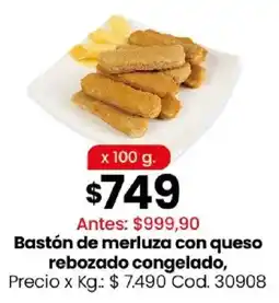 Coto Bastón de merluza con queso rebozado congelado oferta