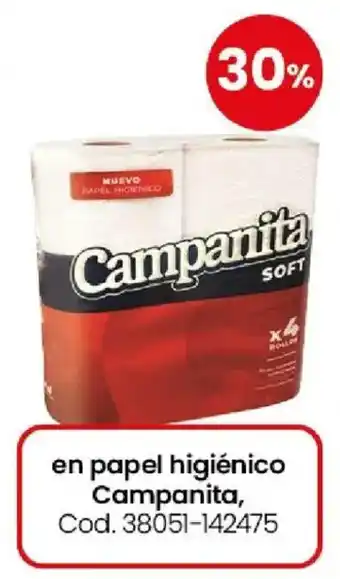 Coto Campanita papel higiénico soft oferta
