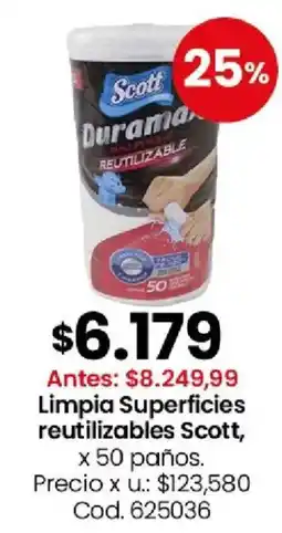 Coto Scott paño en rollo reutilizable oferta