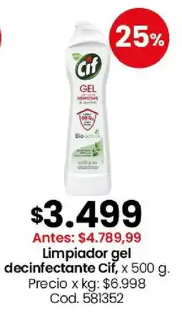 Coto Cif limpiador gel decinfetante oferta