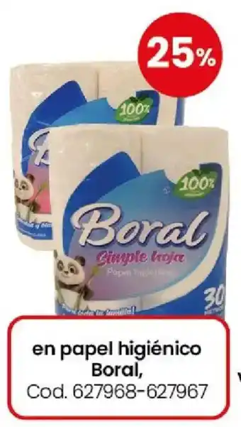 Coto Boral papel higiénico oferta