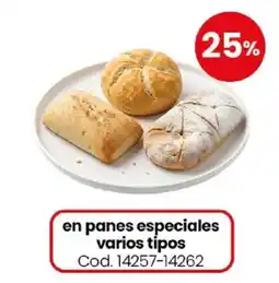 Coto Panes especiales varios tipos oferta