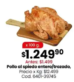 Coto Pollo al spiedo entero/trozado oferta