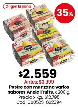 Coto Anela Fruits postre con manzana varios sabores oferta