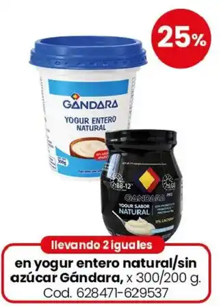 Coto Gándara en yogur entero natural/sin azúcar oferta